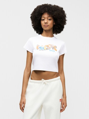 Tricou 'HALEY O BABY' de la RIP CURL pe alb: față