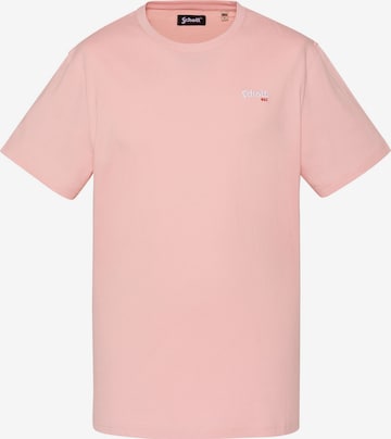 T-Shirt Schott NYC en rose : devant