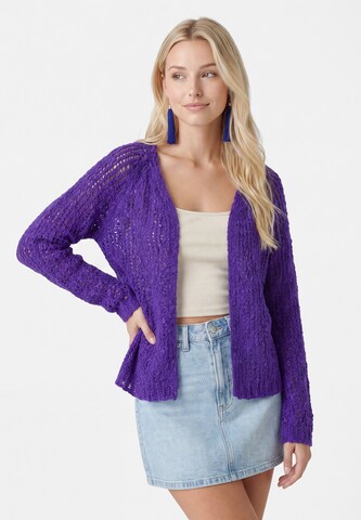 IZIA Gebreid vest in Lila