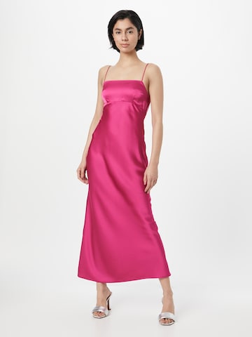 Robe de soirée Abercrombie & Fitch en rose : devant