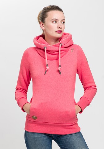 Ragwear Sweatshirt in Pink: Vorderseite