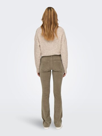 ONLY Flared Pants in Brown