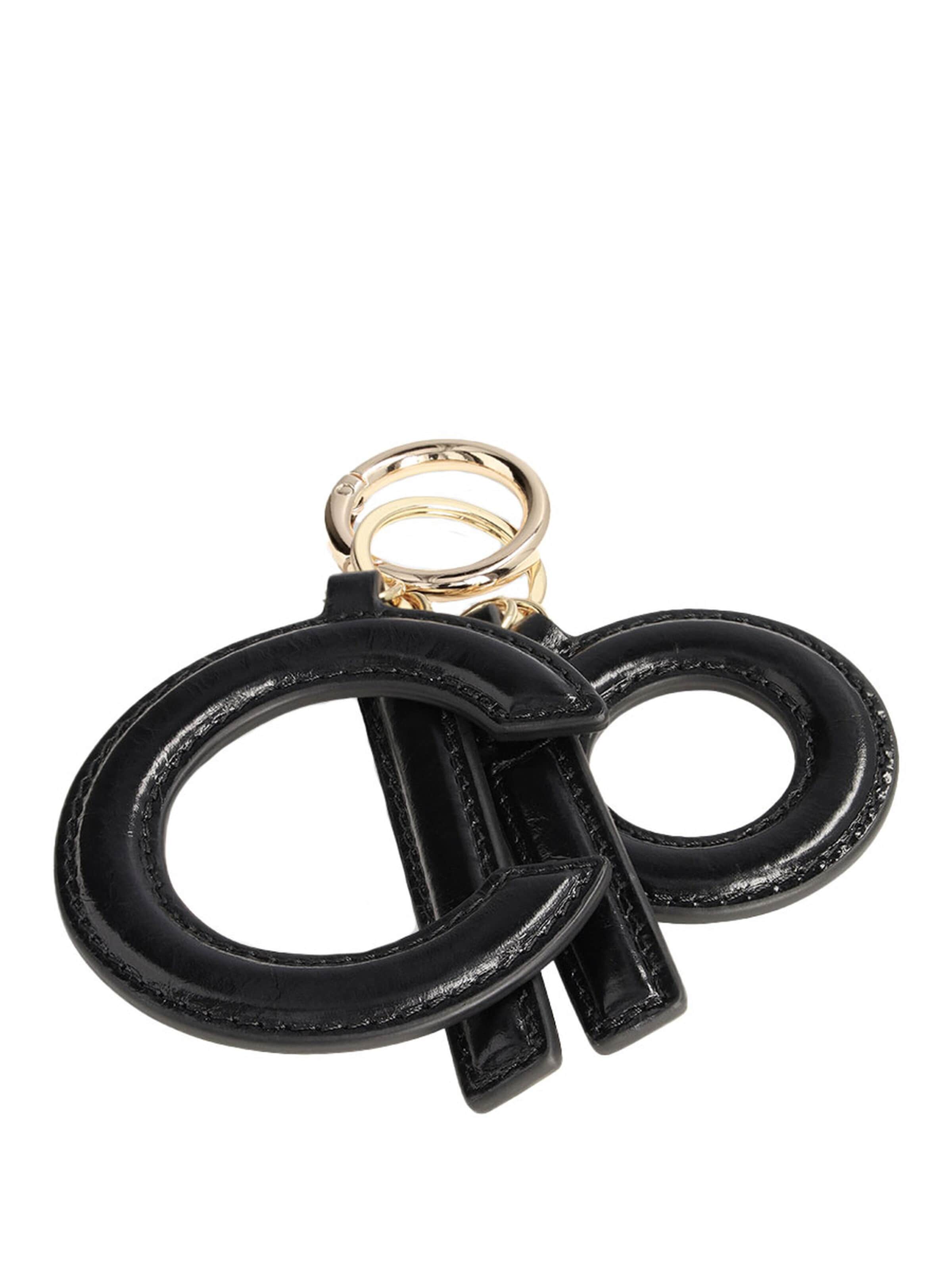 Clio Bag accessories 'C CHARM' in Black: front