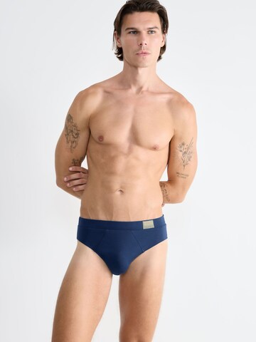 Slip ' GO Natural Brief ' SLOGGI en bleu : devant