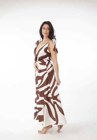 Elara Sommerkjole i brun