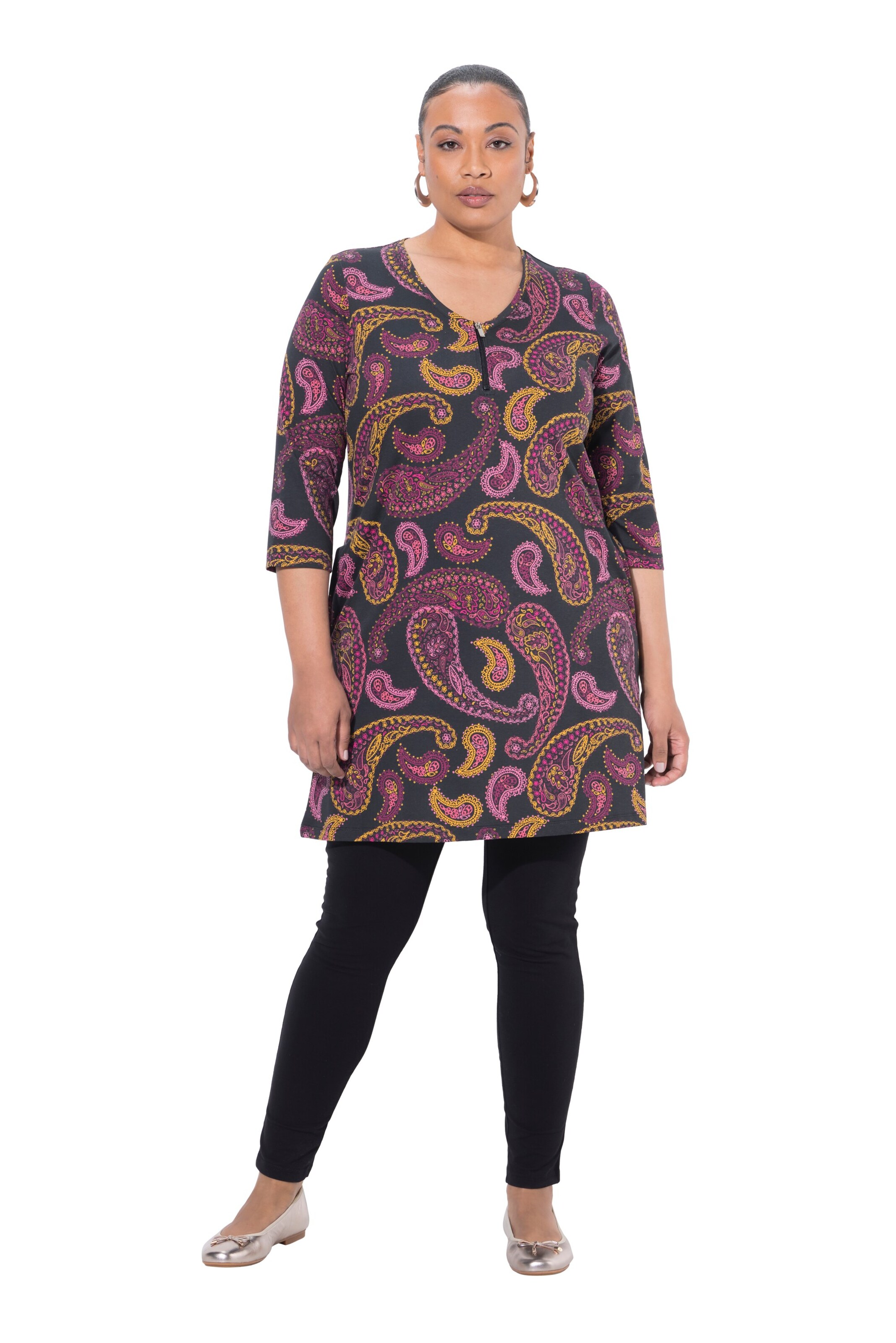 Ulla Popken Shirt in Zwart