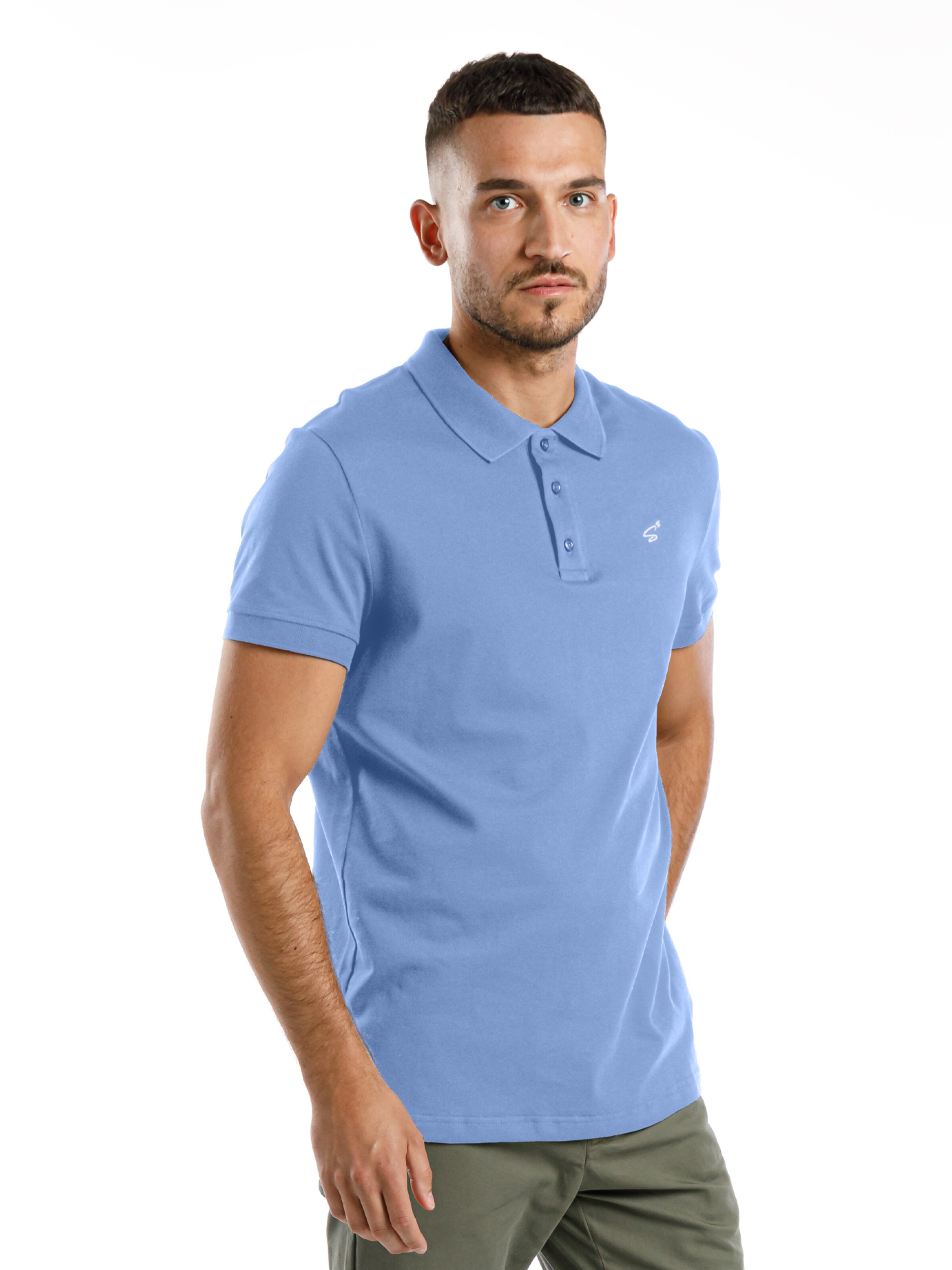 SPITZBUB Shirt in Blue: front