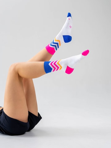 INCYLENCE Athletic Socks 'VOLTS' in Blue