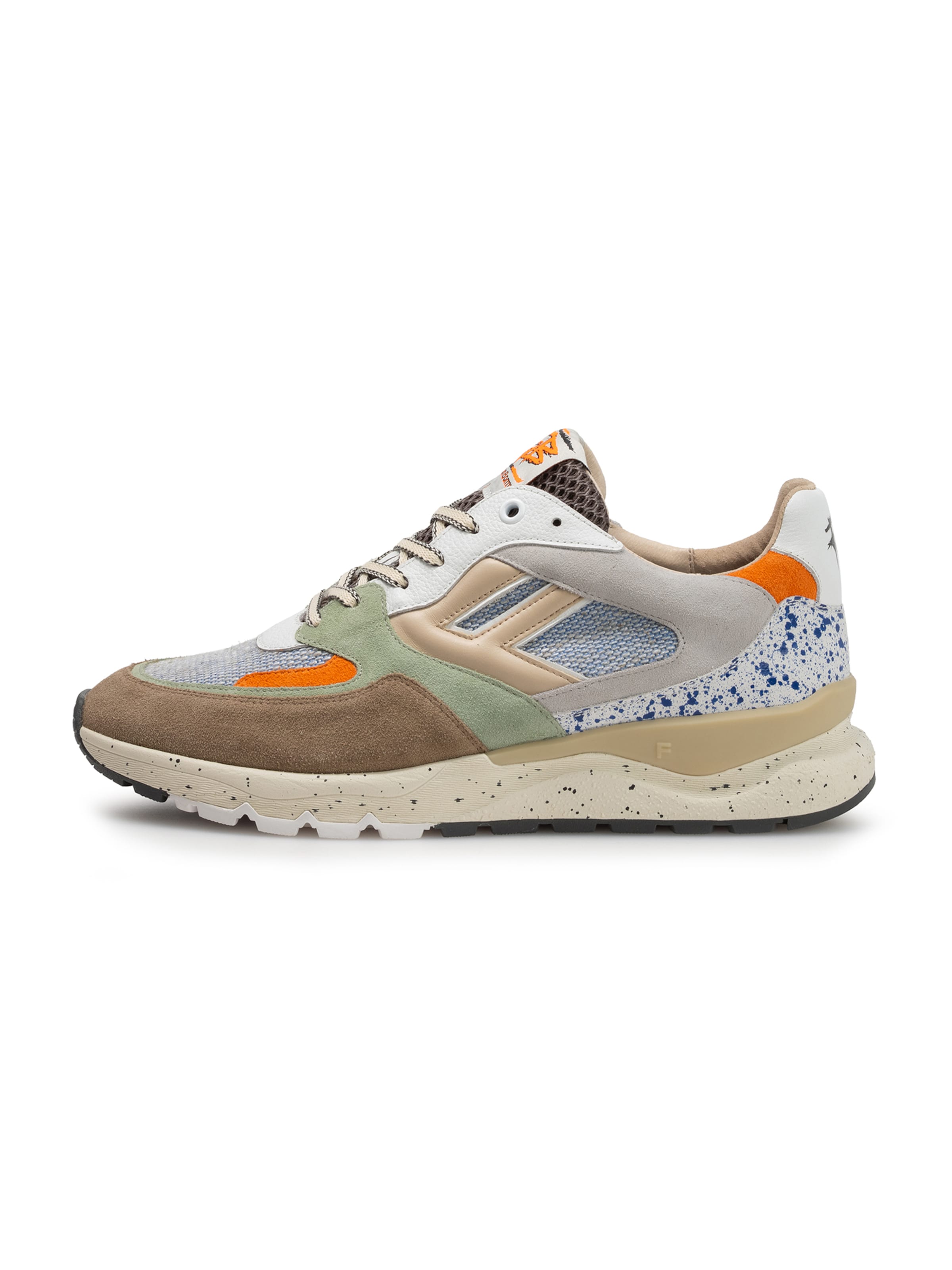 Floris van Bommel Sneaker 'De Treener 01' in nude / opal / braun / hellgrau, Produktansicht