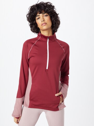 UNDER ARMOUR Shirt in Rood: voorkant