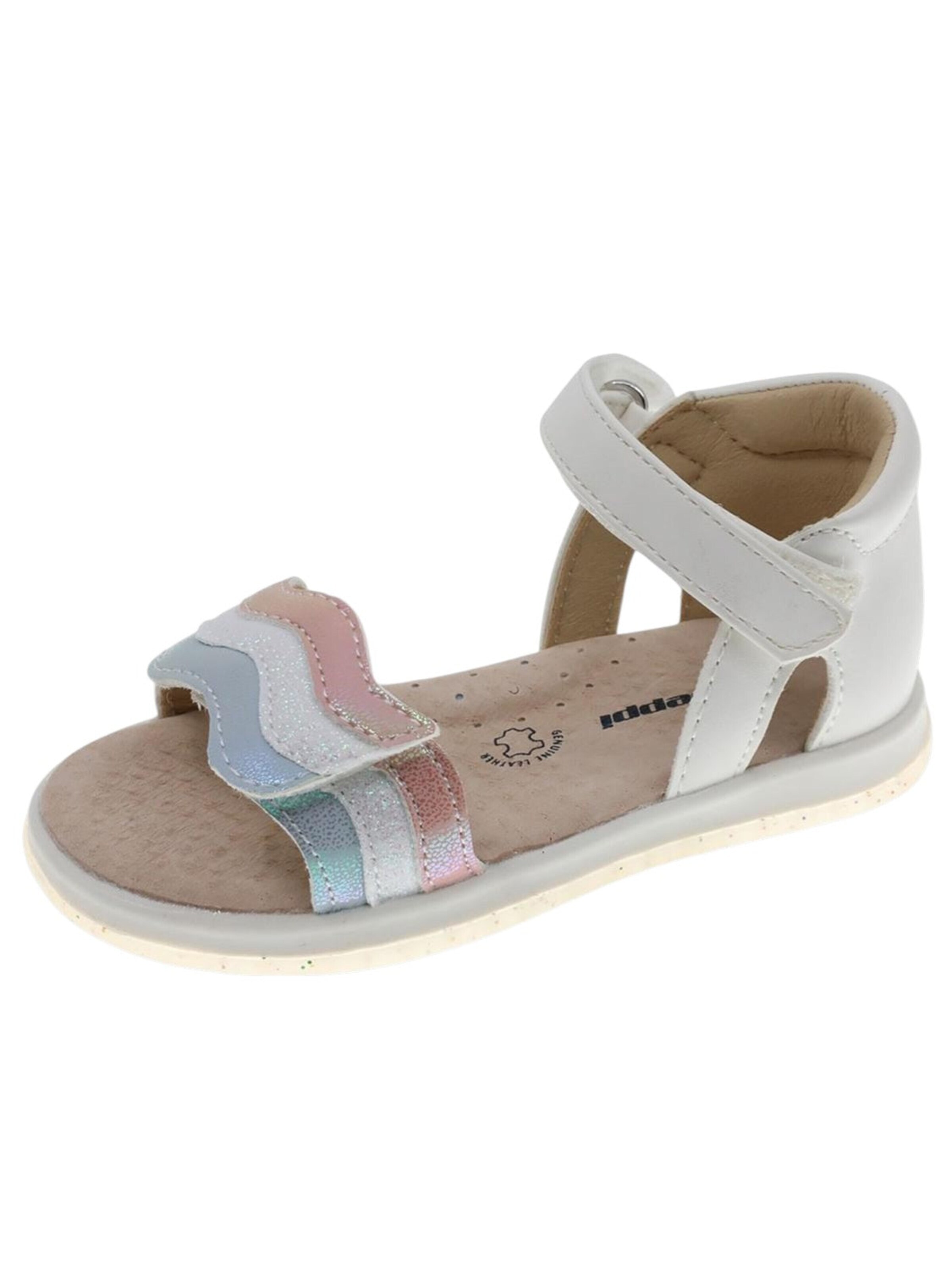 Sandalo di Beppi in bianco: frontale