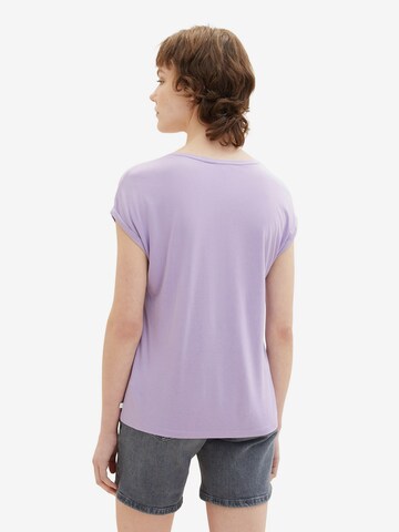 TOM TAILOR DENIM T-Shirt in Lila