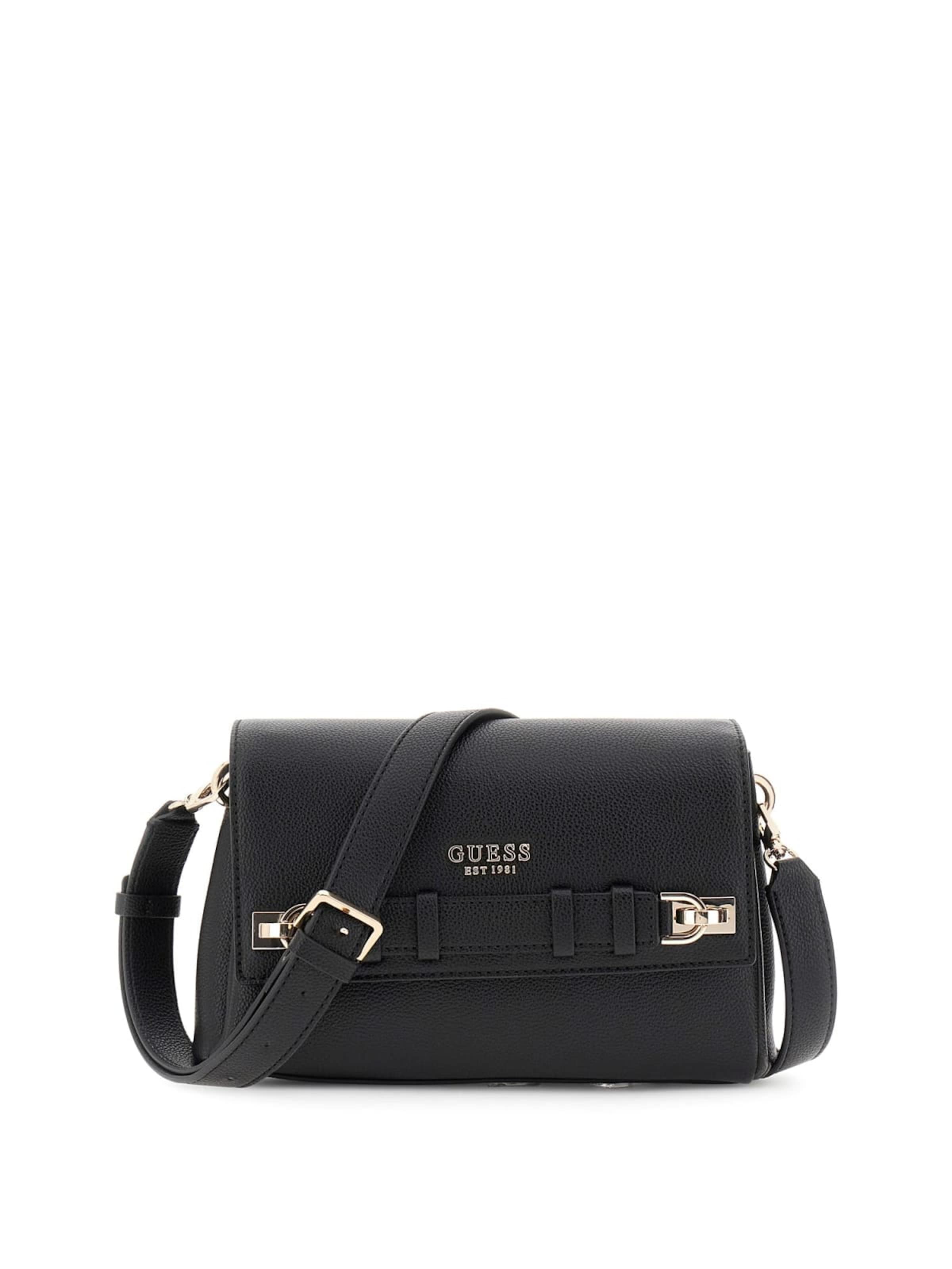 Borsa a tracolla di GUESS in nero: frontale