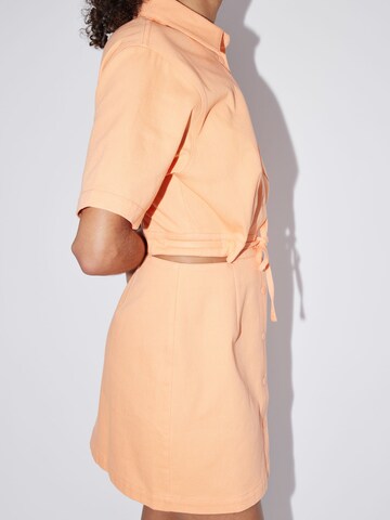 LeGer by Lena Gercke Shirt Dress 'Mareike' in Orange