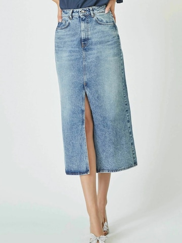Jupe co'couture en bleu