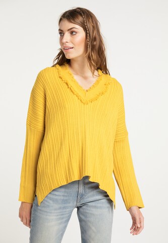 usha FESTIVAL Sweater in Yellow: front