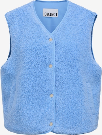 Gilet OBJECT en bleu : devant