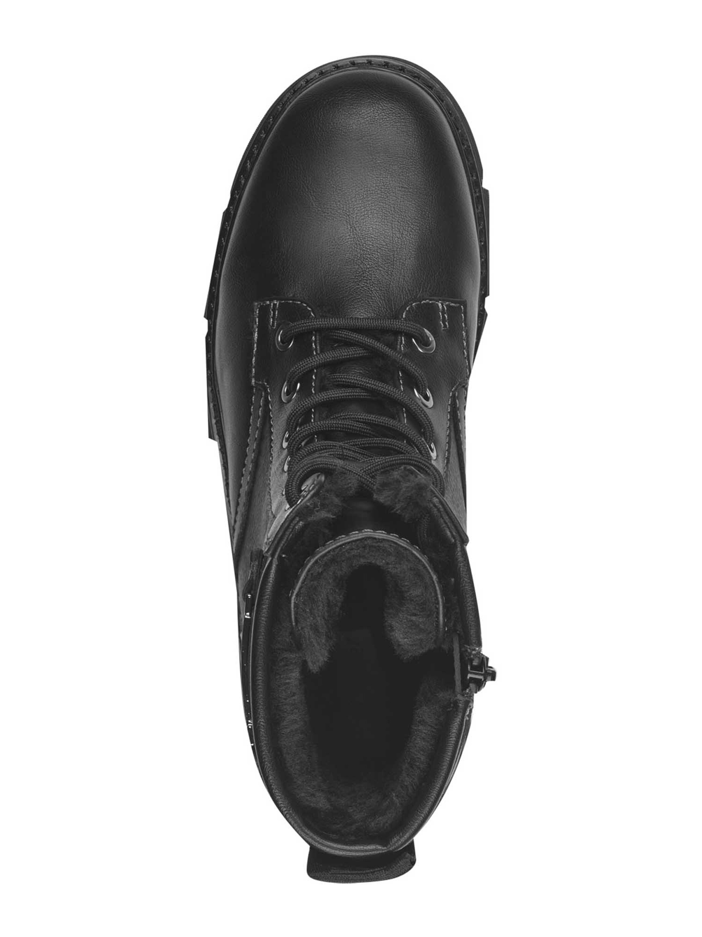 s.Oliver Schnürstiefelette in Schwarz