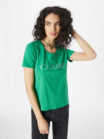 Claire - Camiseta en verde: frente