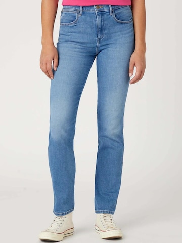 Coupe slim Jean 'SLIM' WRANGLER en bleu