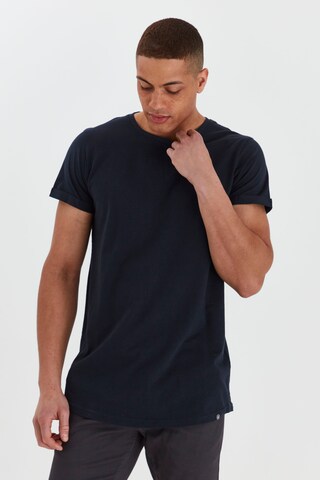 !Solid Shirt 'LONGO' in Blue: front