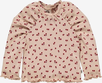 T-Shirt Müsli by GREEN COTTON en rose : devant