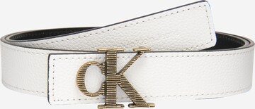 Calvin Klein Jeans Колан в бяло: отпред
