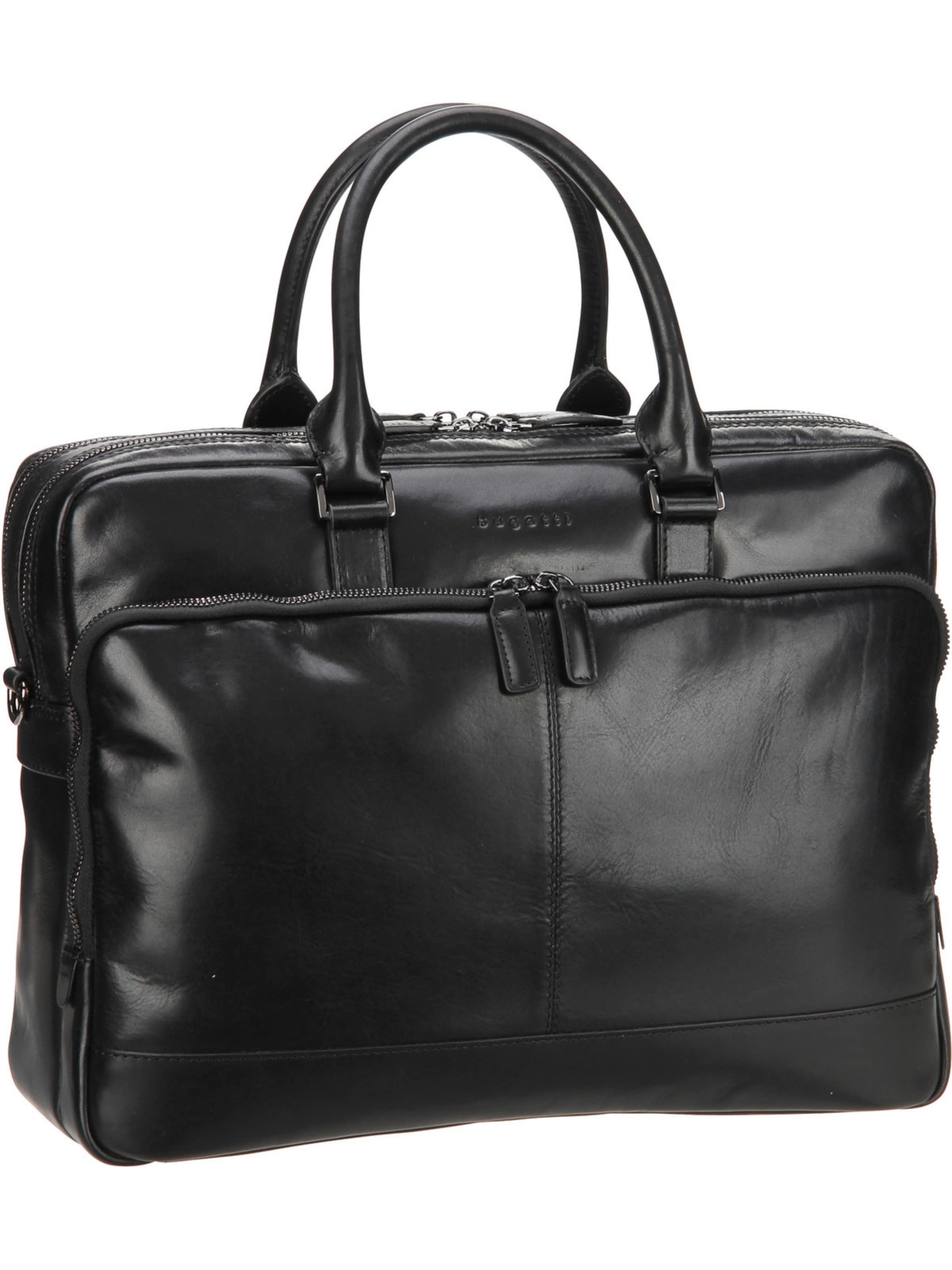 bugatti Document Bag 'Romano' in Black: front