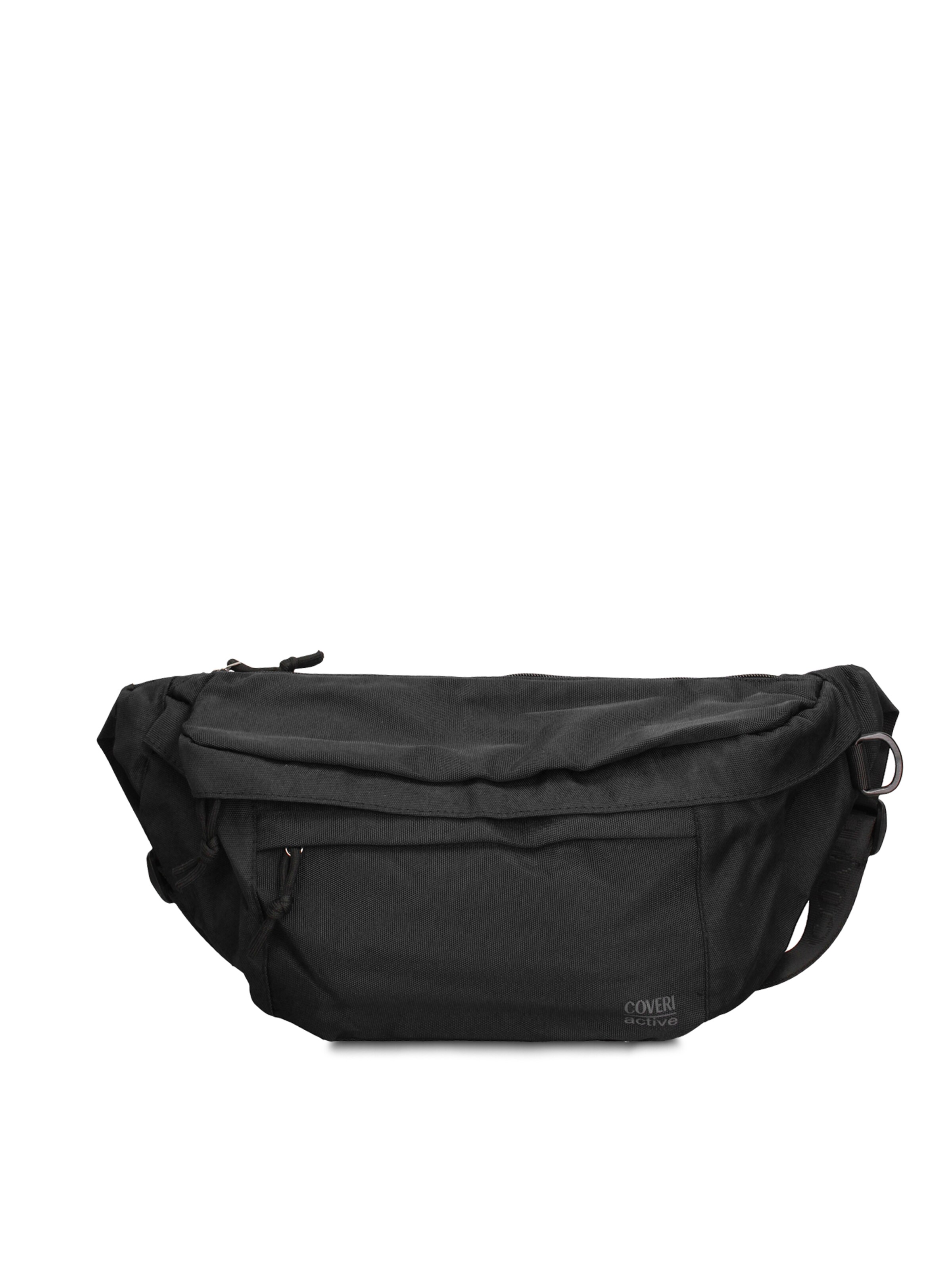 Marsupio di Coveri Collection in nero: frontale