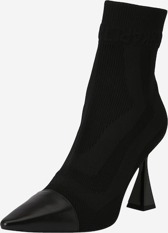 Karl Lagerfeld Ankle Boots in Black: front
