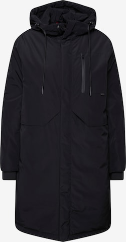 Ulla Popken Mantel in Schwarz: Vorderseite