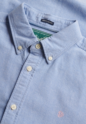 Coupe regular Chemise 'Preppy' Superdry & Co en bleu