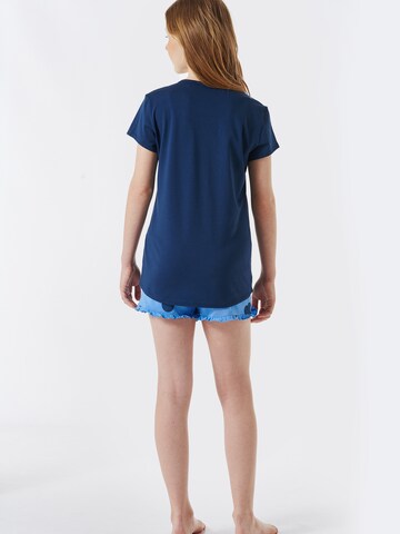 SCHIESSER Shorty 'Nightwear' in Blau