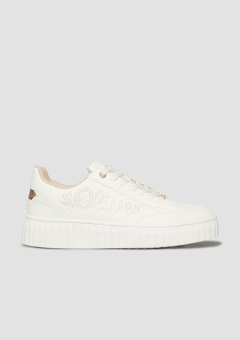 s.Oliver Platform trainers in White