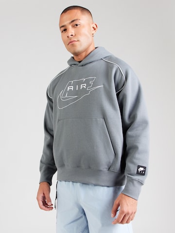 Nike Sportswear Bluzka sportowa 'Air' w kolorze szary: przód