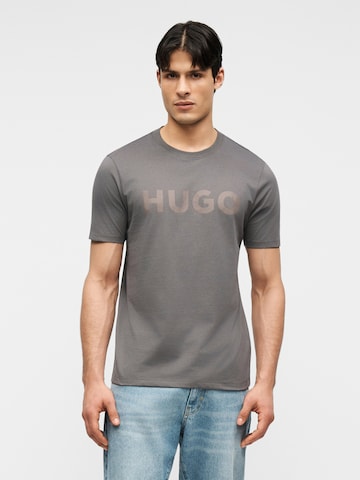 HUGO - Camiseta 'Dulivio' en gris: frente