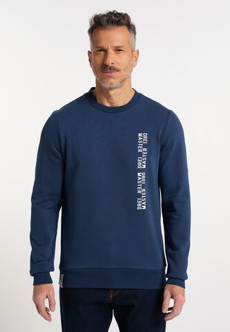 DreiMaster Maritim Sweatshirt in Blue: front