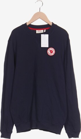 Fjällräven Sweatshirt & Zip-Up Hoodie in S in Blue: front