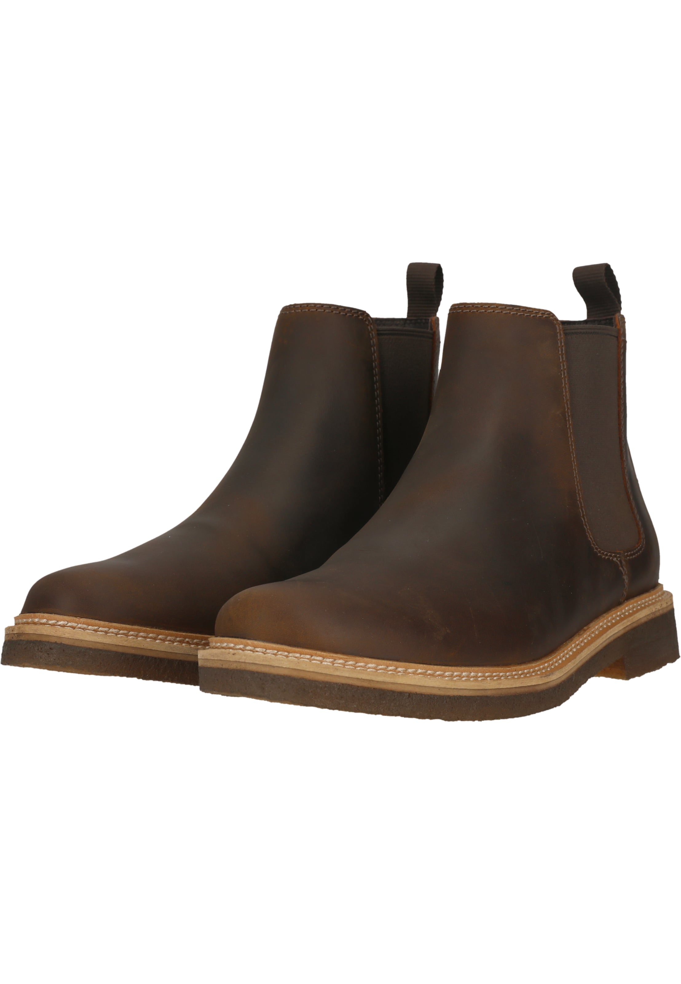 CLARKS Chelsea Boots 'Clarkdale Easy' in Braun