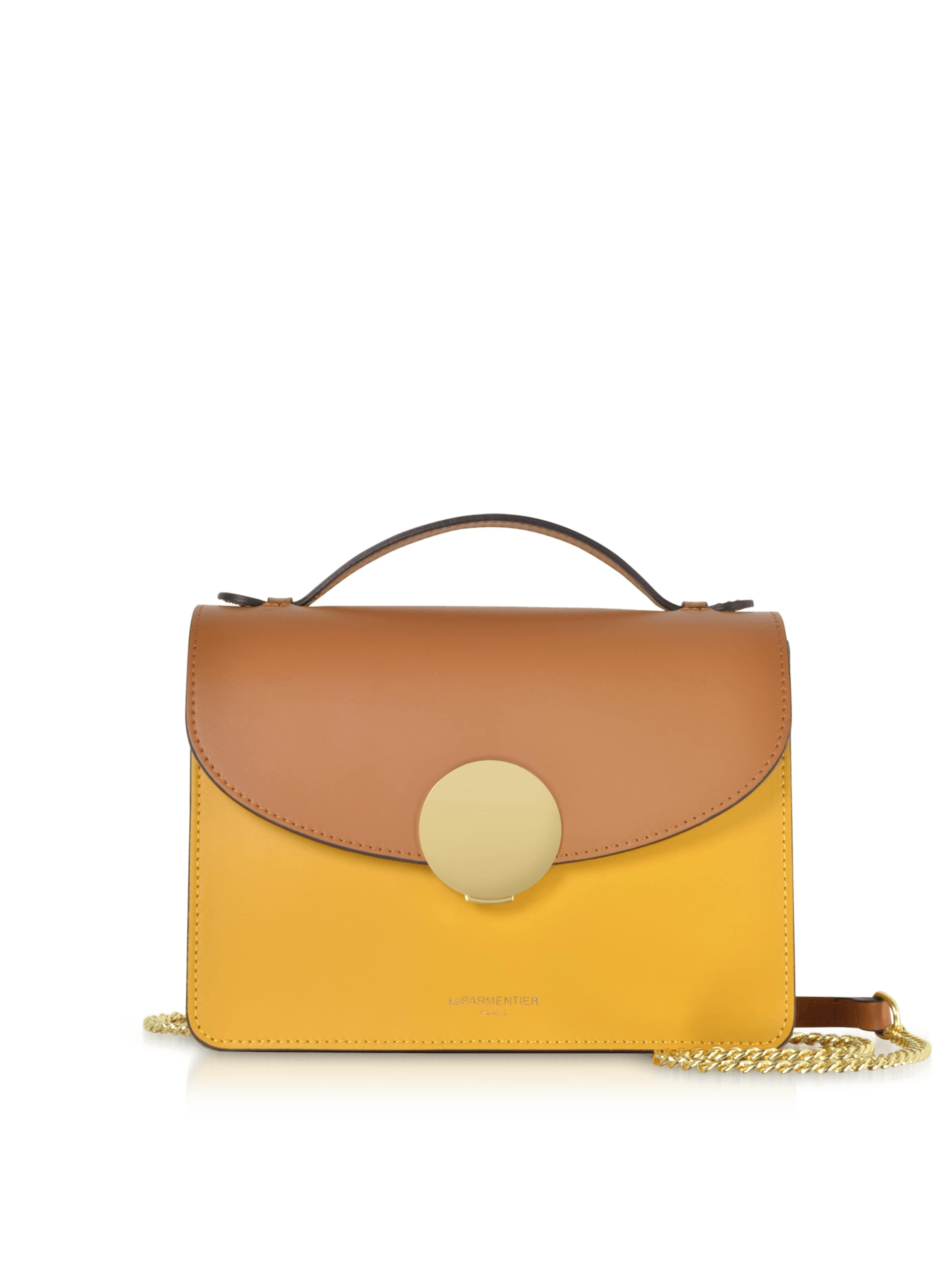 Sacs à main 'New Ondina' LeParmentier en jaune : devant