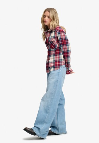 Chemisier Superdry & Co en rouge