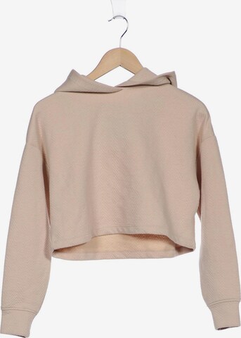 Reserved Sweatshirt & Zip-Up Hoodie in XS in Beige: front