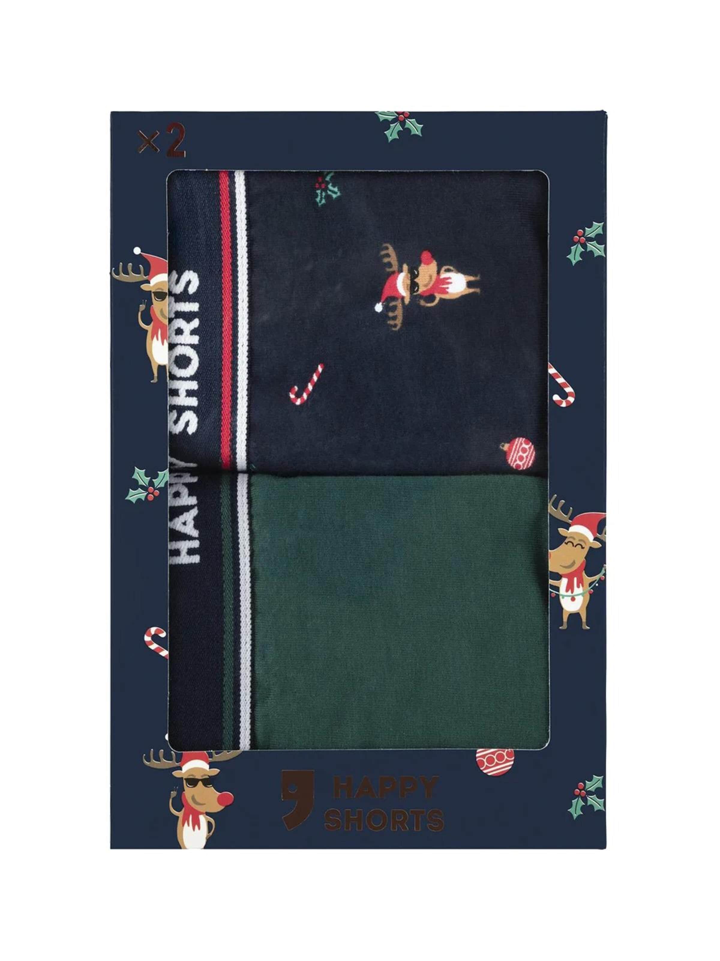 Boxers 'Christmas' Happy Shorts en bleu