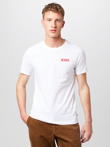 LEVI'S ® T-shirt 'Crewneck Graphic' i grön: framsida