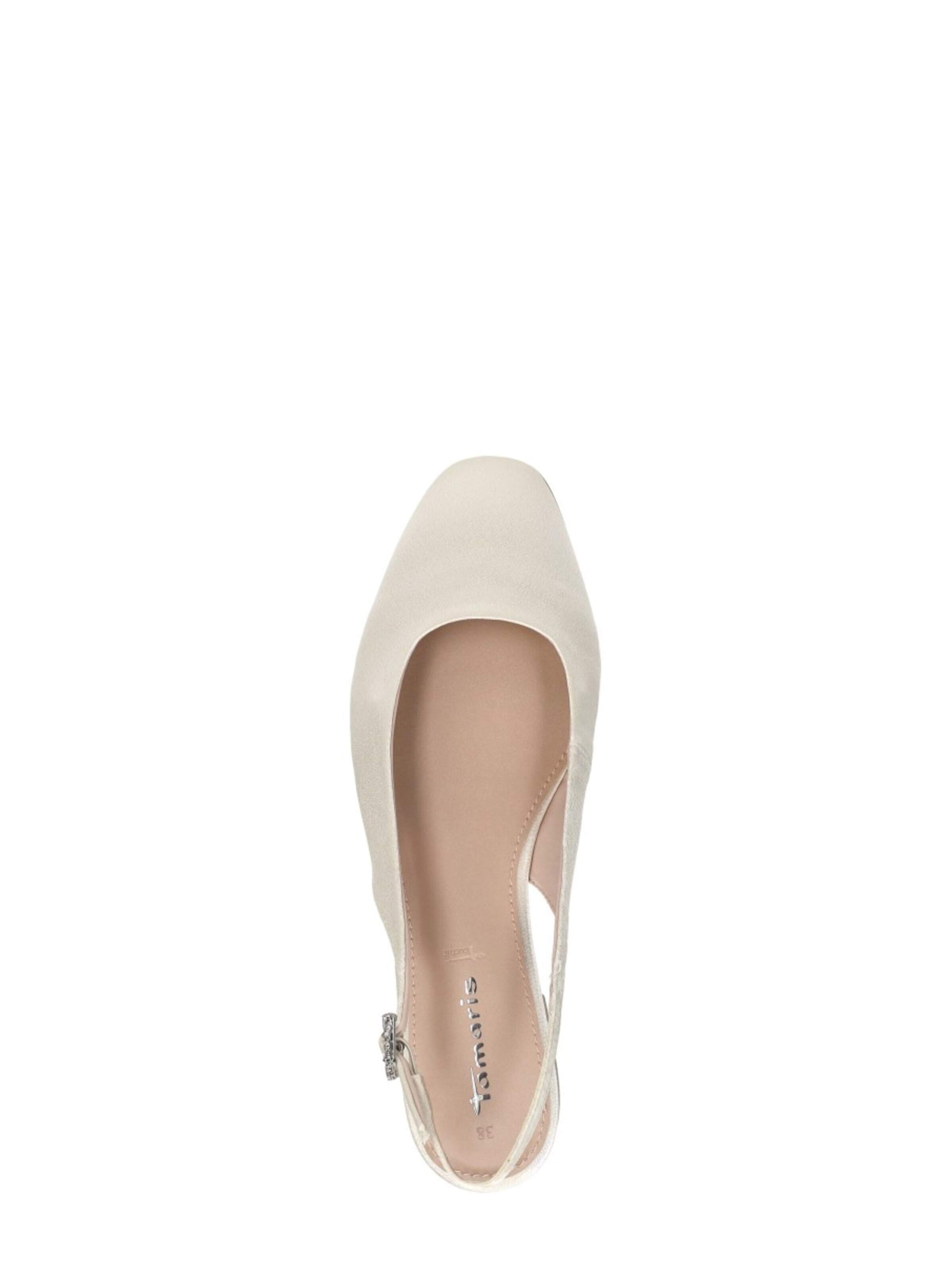 Ballerines 'Slingbacks' Tamaris en blanc