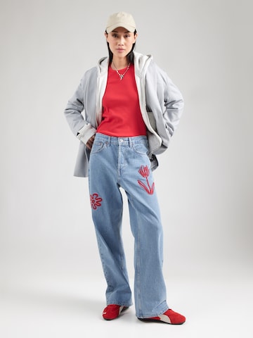 TOPSHOP Wide leg Τζιν σε μπλε