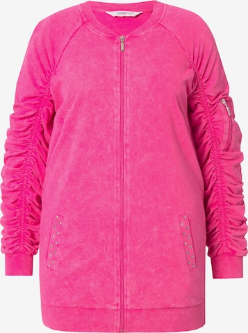 Veste de survêtement Angel of Style en rose : devant