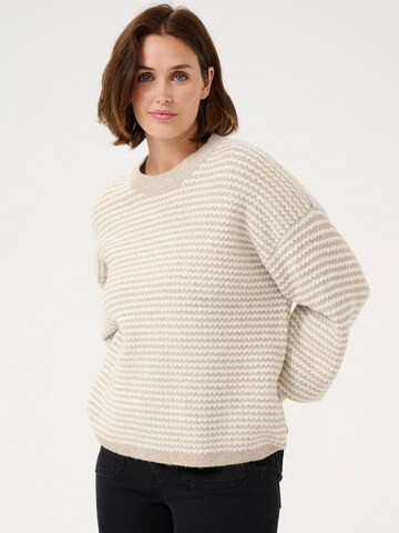 Pull-over 'KA Ellery' Kaffe en beige : devant