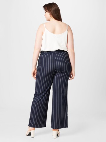 ONLY Carmakoma Regular Pleat-front trousers 'SANIA' in Blue