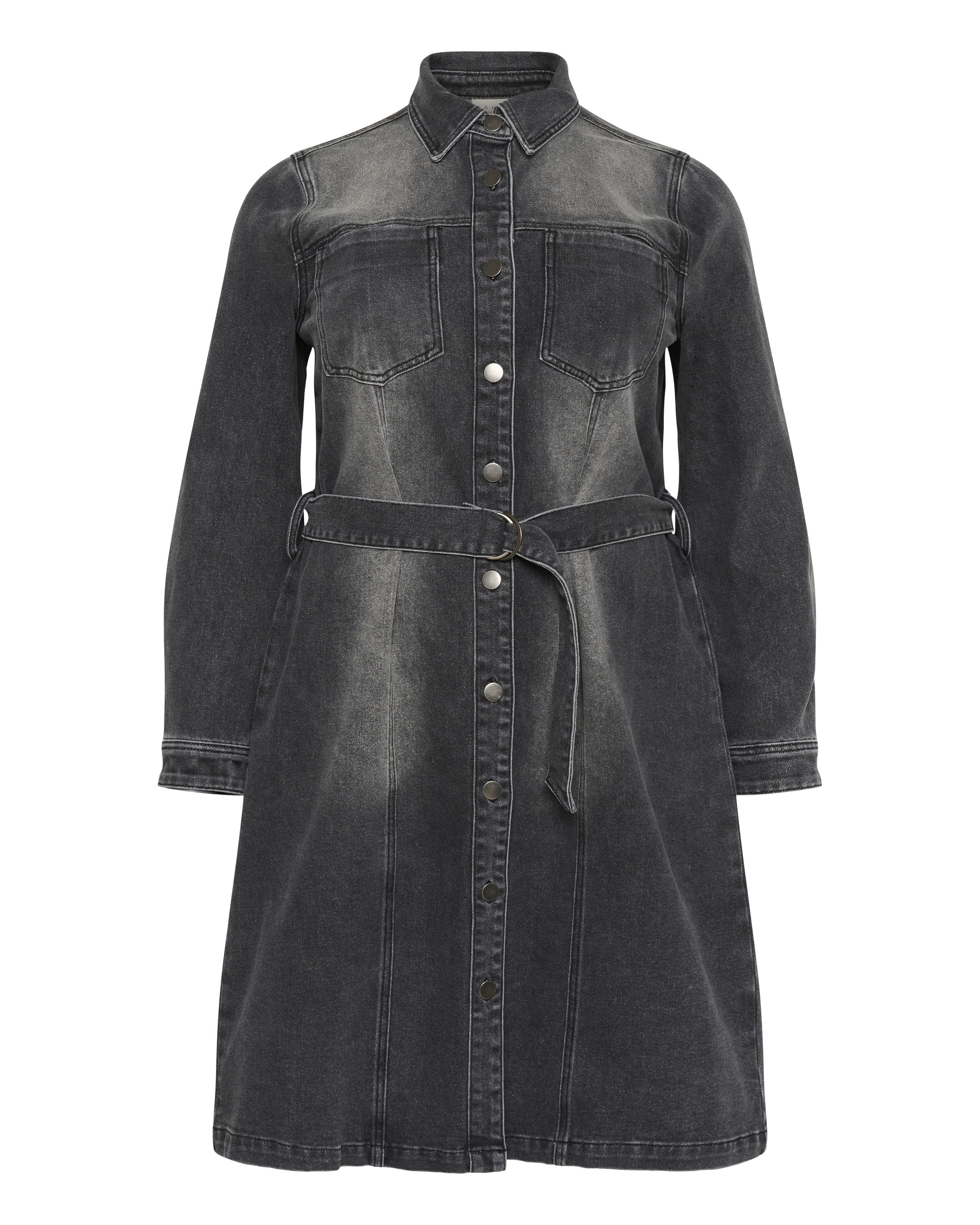 KAFFE CURVE Kjole 'Cally' i grå, Produktvisning